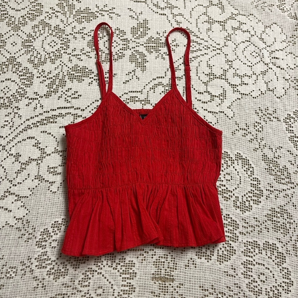 Women’s nwt zaful red cami tank top size small